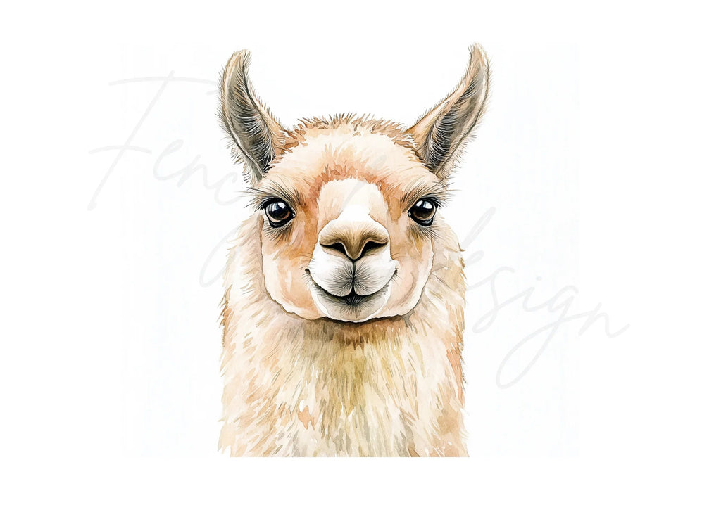 Llama Head Clipart Bundle
