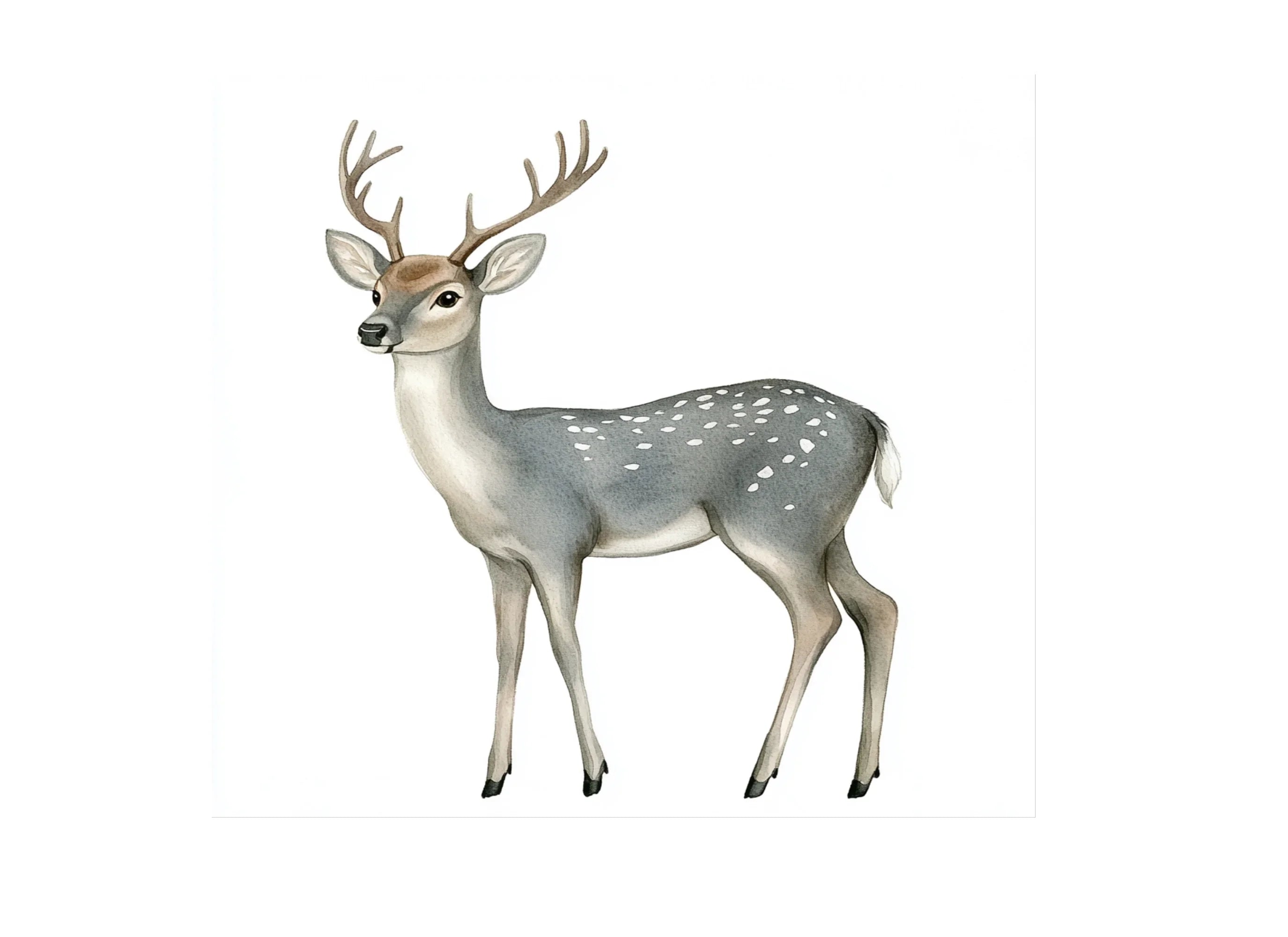 Spotted Deer Clipart Bundle