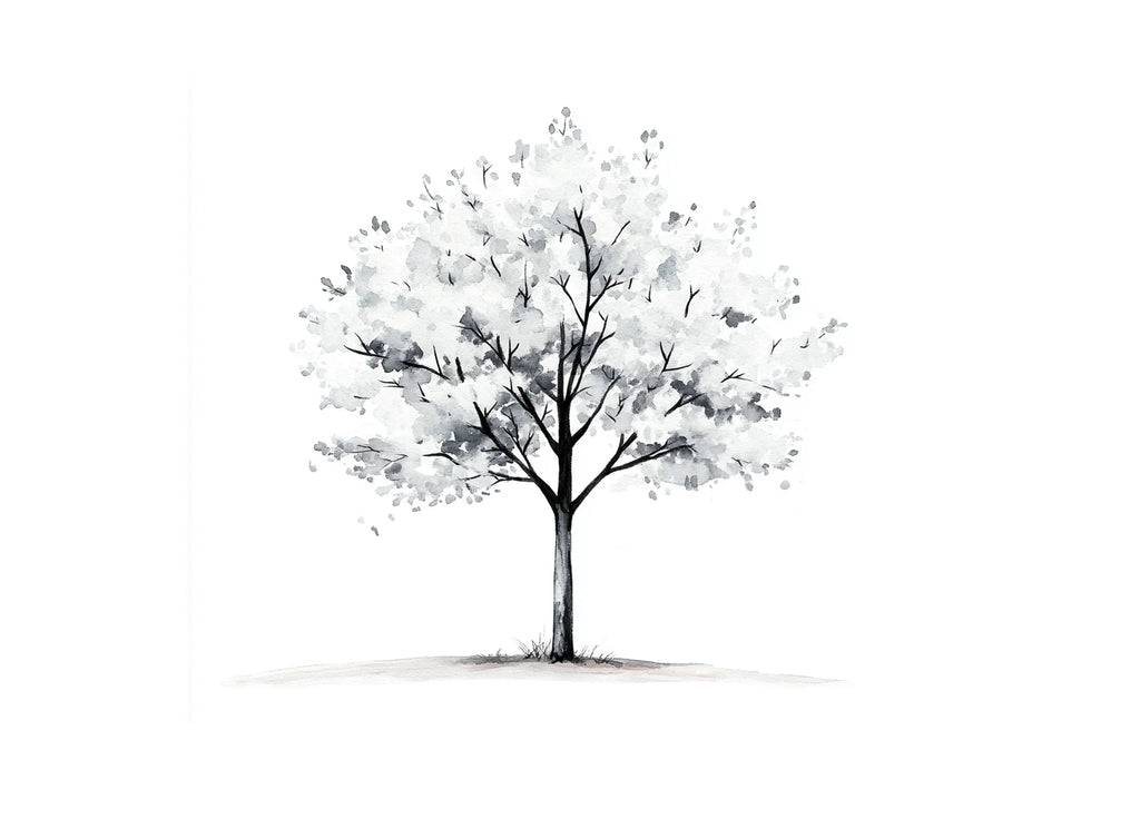 Monochrome Tree Clipart Bundle