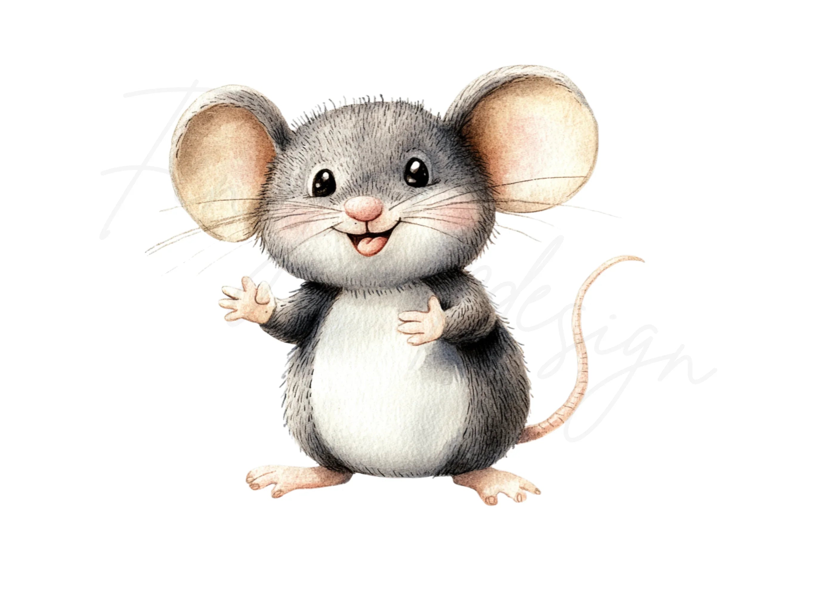 Cute Mouse Clipart Bundle