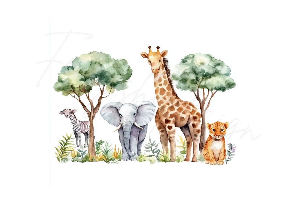 Safari Animals Clipart Bundle