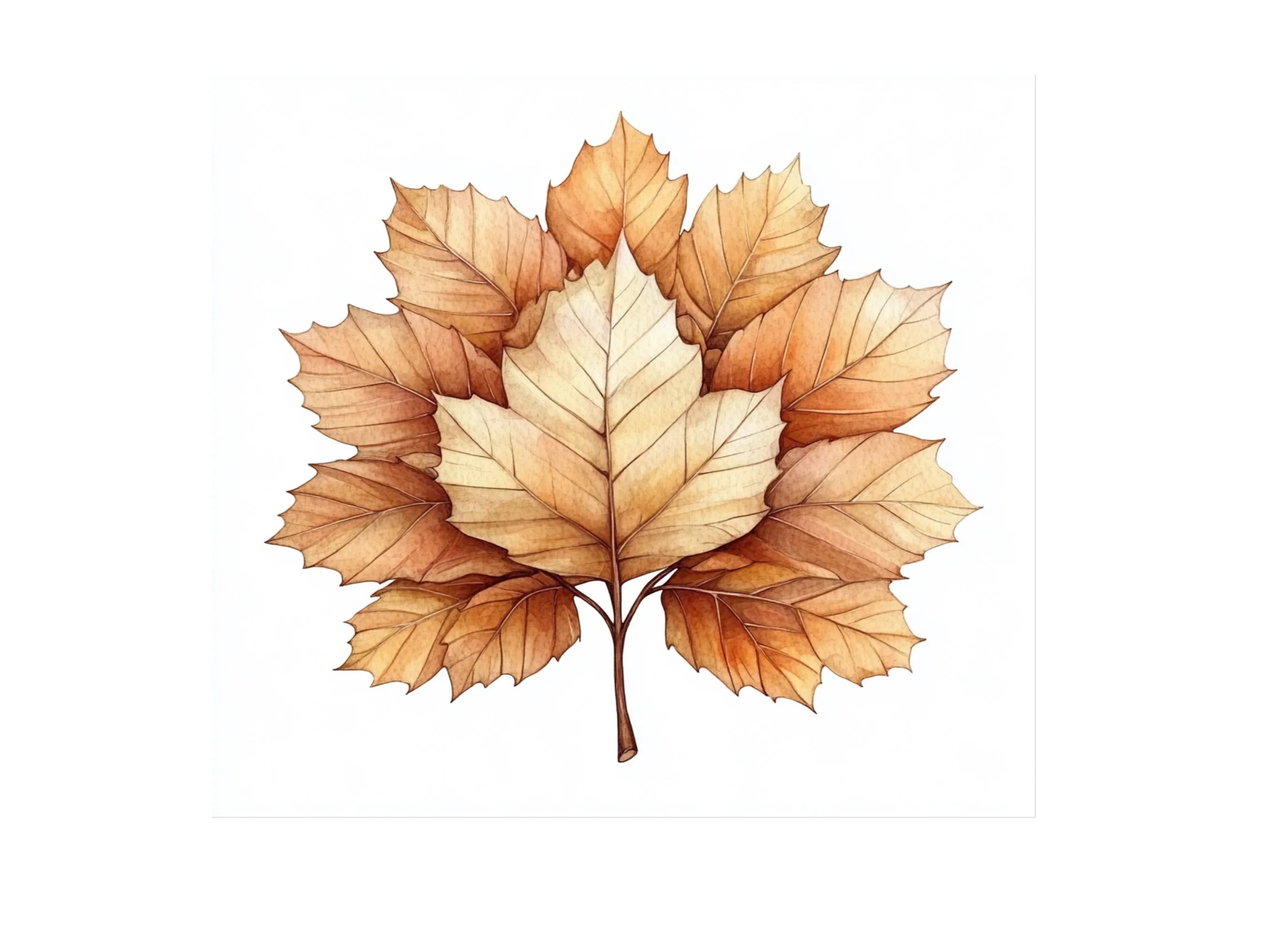 Autumn Leaves Clipart Bundle