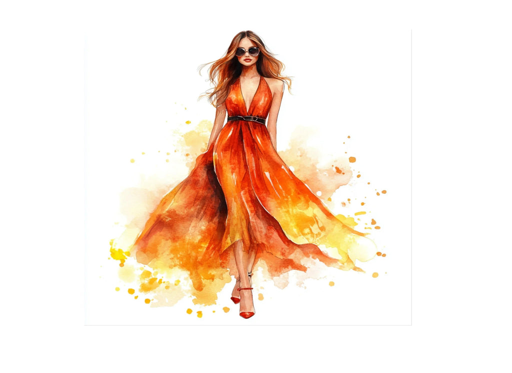 Fashionable Dress Clipart Bundle