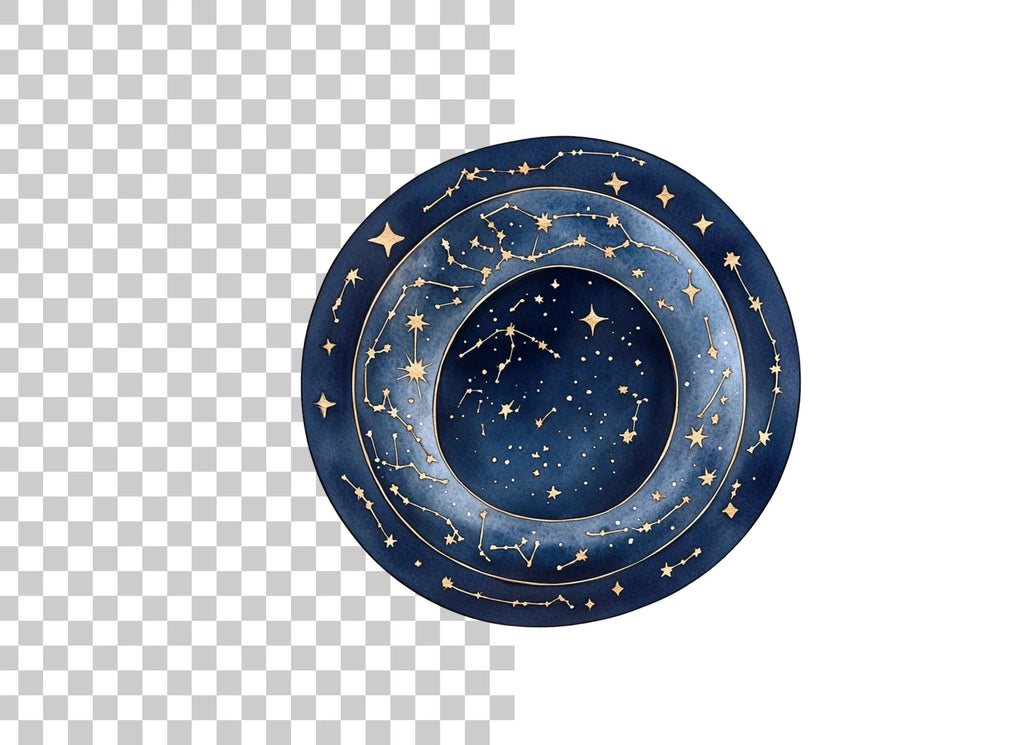Intricate Celestial Constellation Clipart Bundle