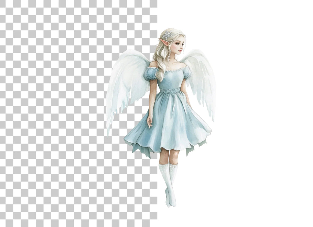 Elegant Angelic Fairy Clipart Bundle