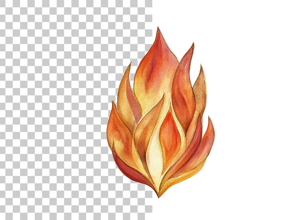 Fire Flames Clipart Bundle