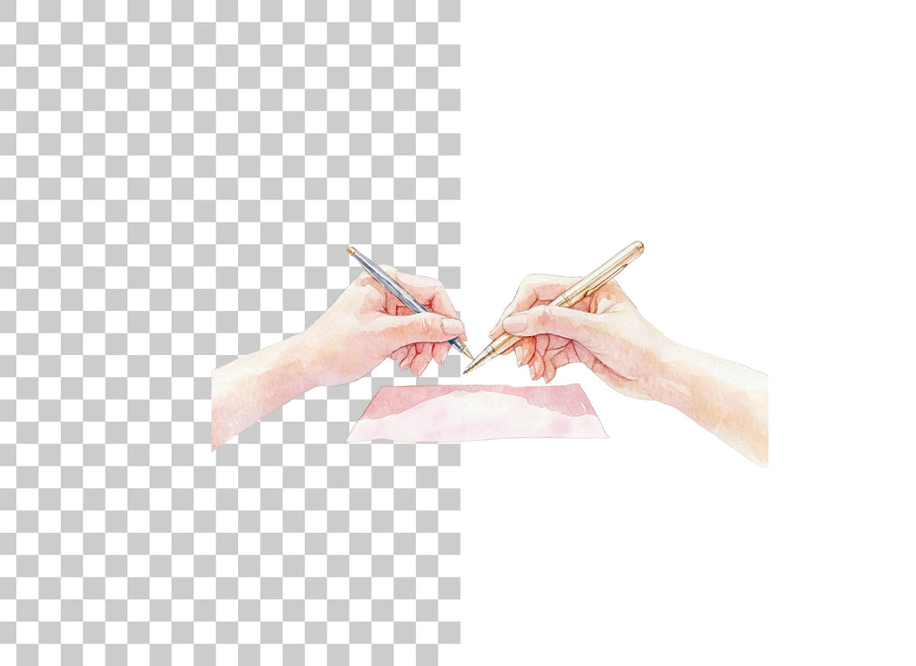 Hands Writing Clipart Bundle