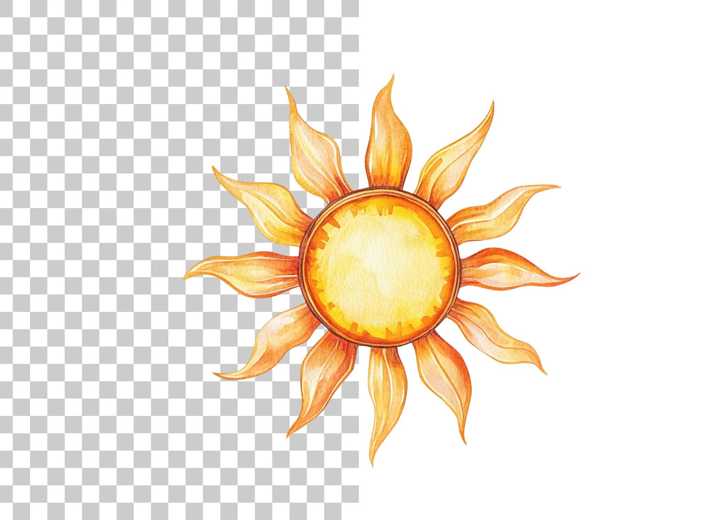 Vibrant Sun Clipart Bundle