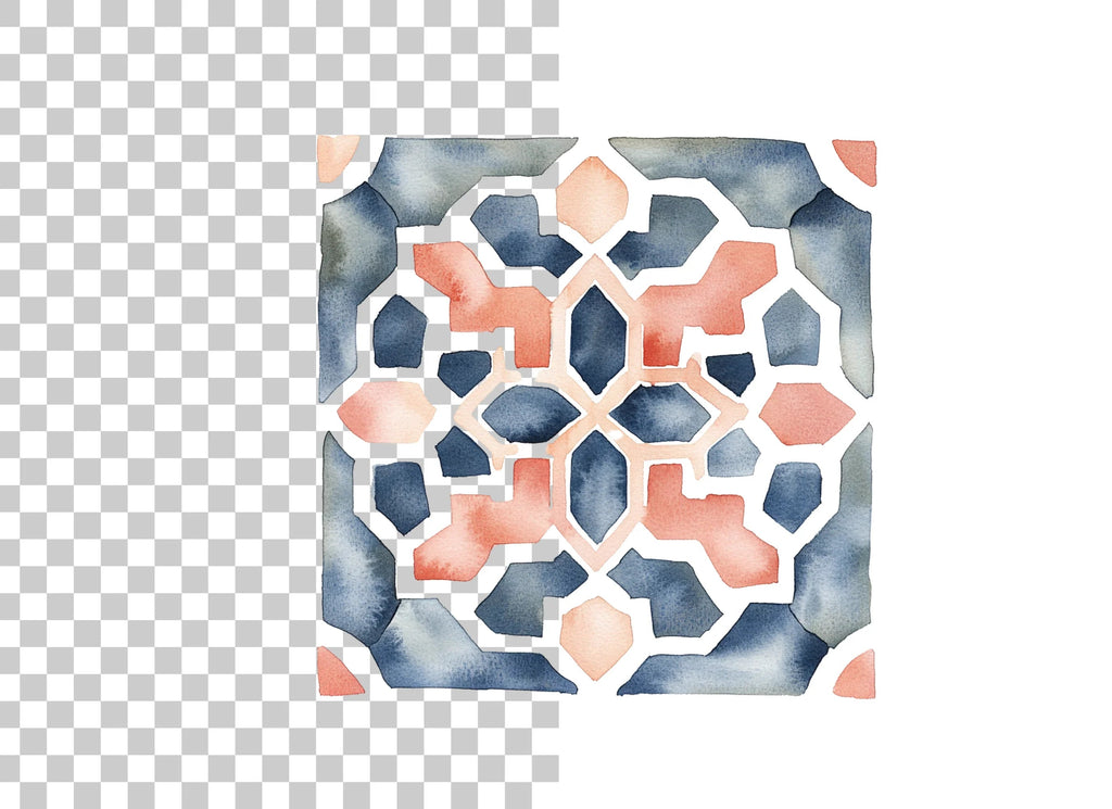 Moroccan Tile Clipart Bundle