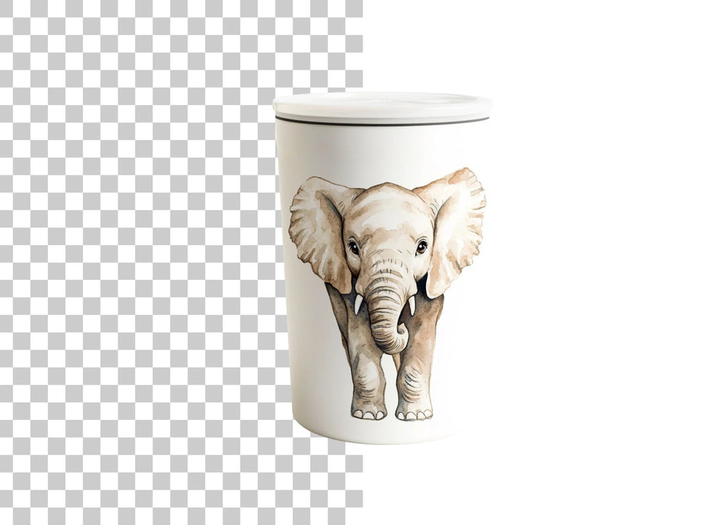 Realistic Elephant Clipart Bundle