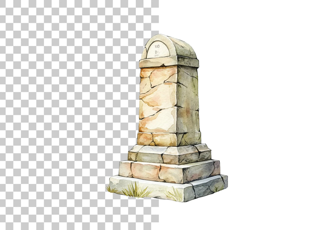 Ancient Stone Monument Clipart Bundle