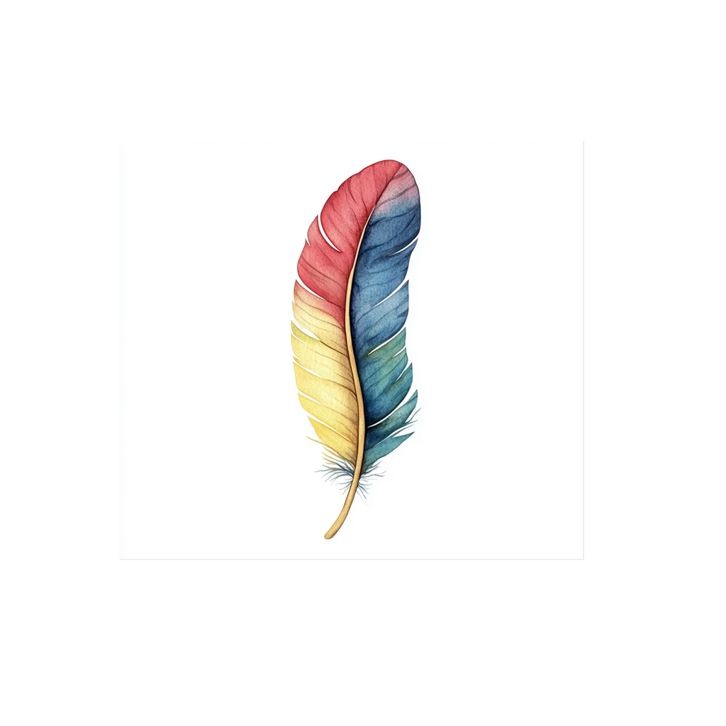 Vibrant Feathers Clipart Bundle
