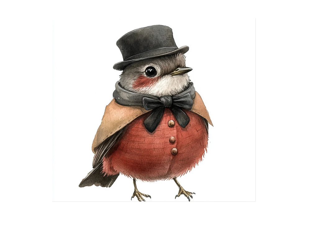 Charming Dapper Birds Clipart Bundle