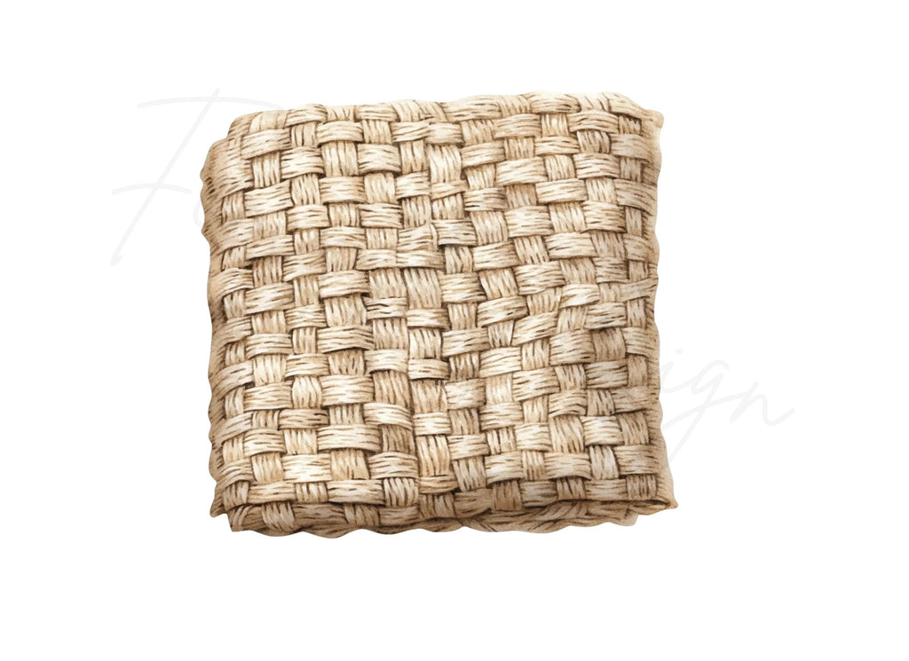 Woven Burlap Texture Clipart Bundle