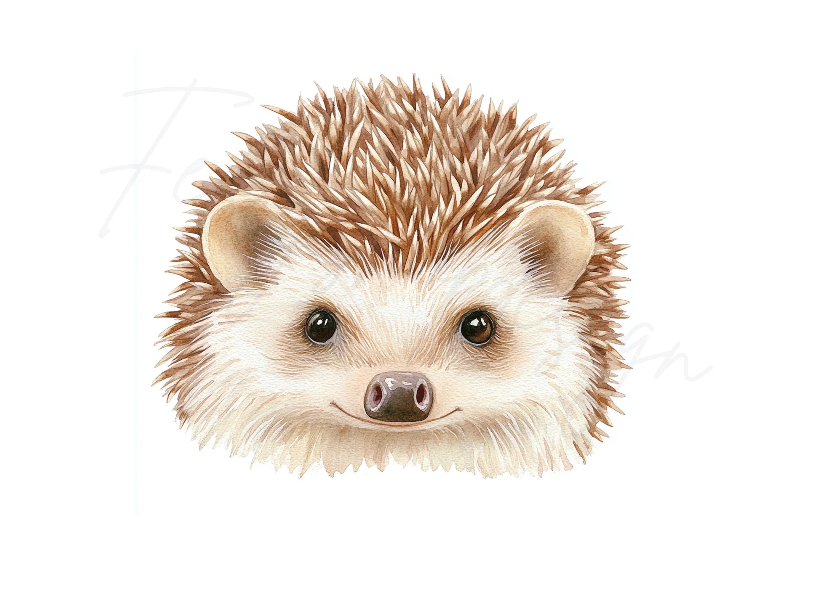 Cute Hedgehog Clipart Bundle