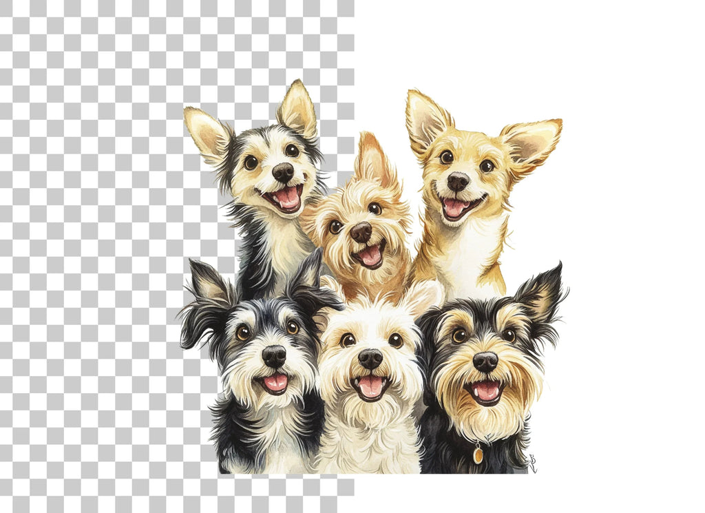 Adorable Puppy Clipart Bundle