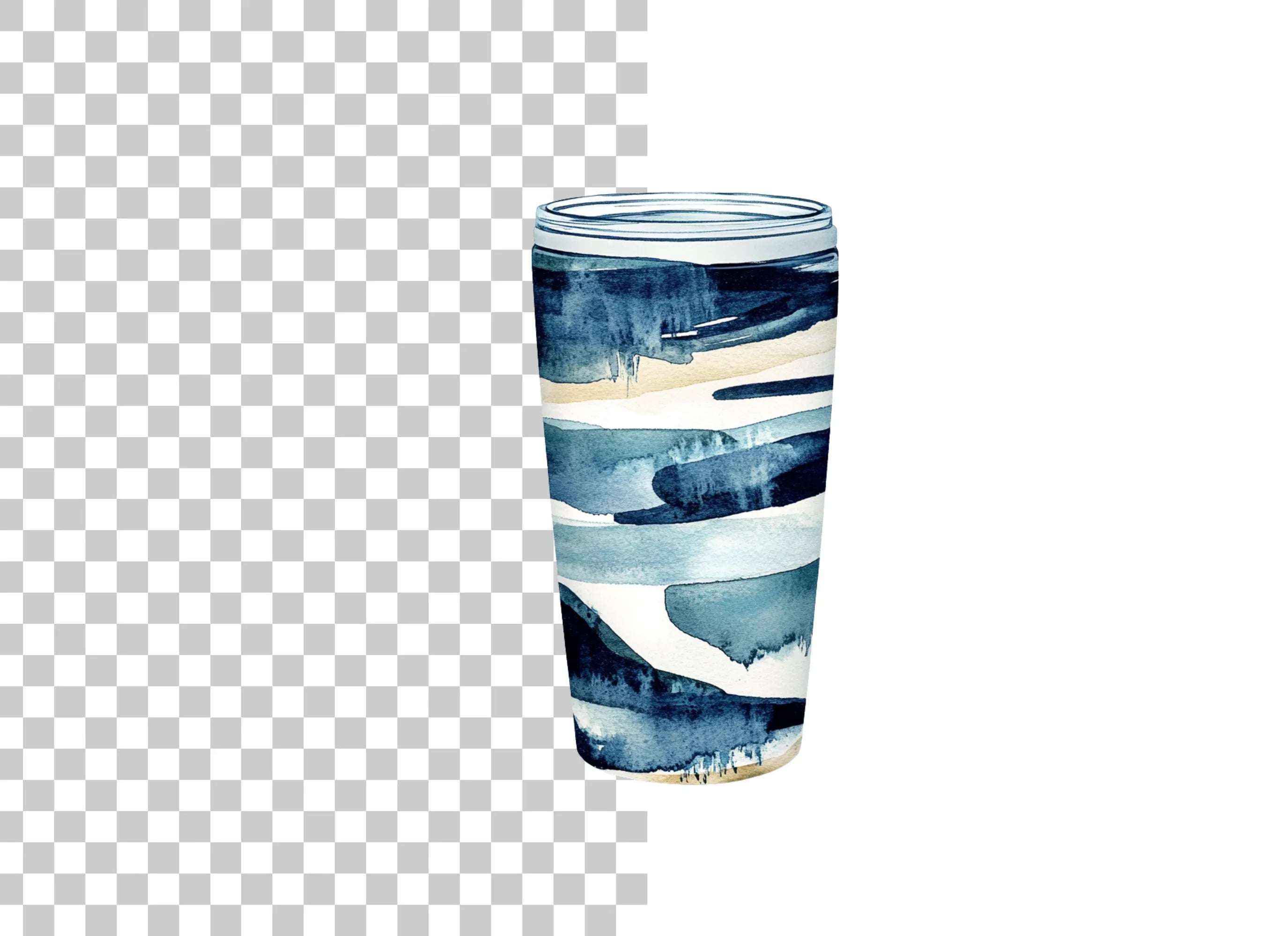 Abstract Tumbler Clipart Bundle