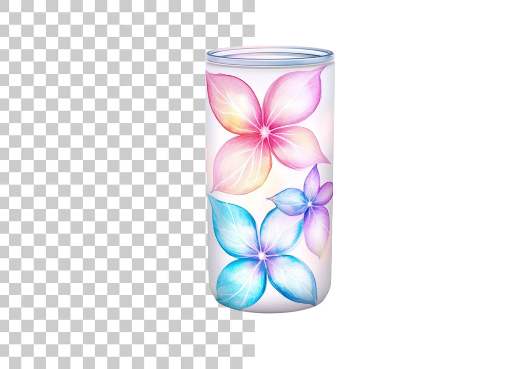 Floral Tumbler Clipart Bundle