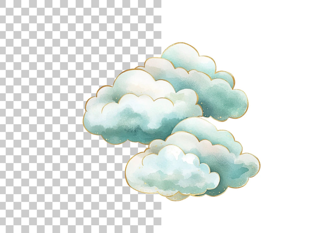 Clouds Clipart Bundle