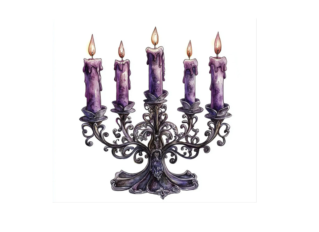 Vintage Candelabra Clipart Bundle