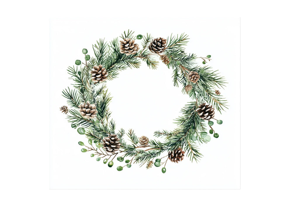 Christmas Wreaths Clipart Bundle