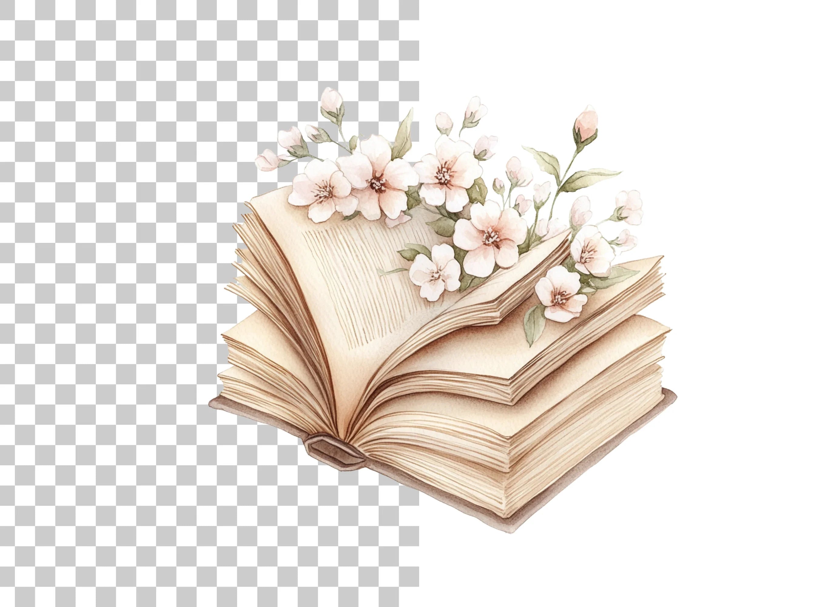 Blossom Book Clipart Bundle
