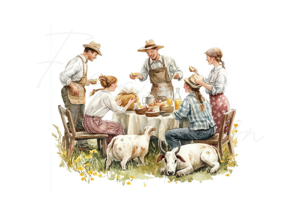 Farm Life Clipart Bundle