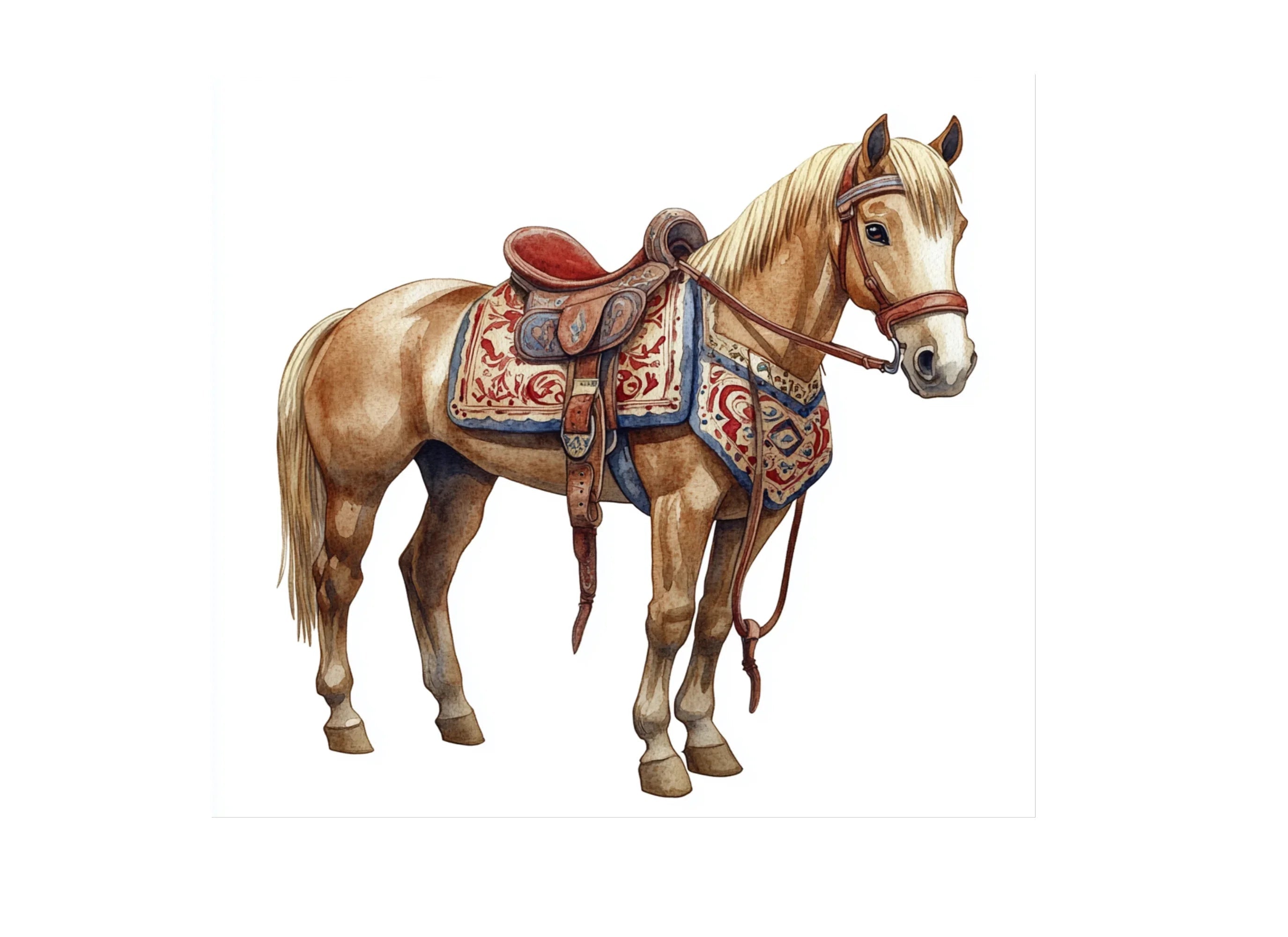 Western Horse Clipart Bundle