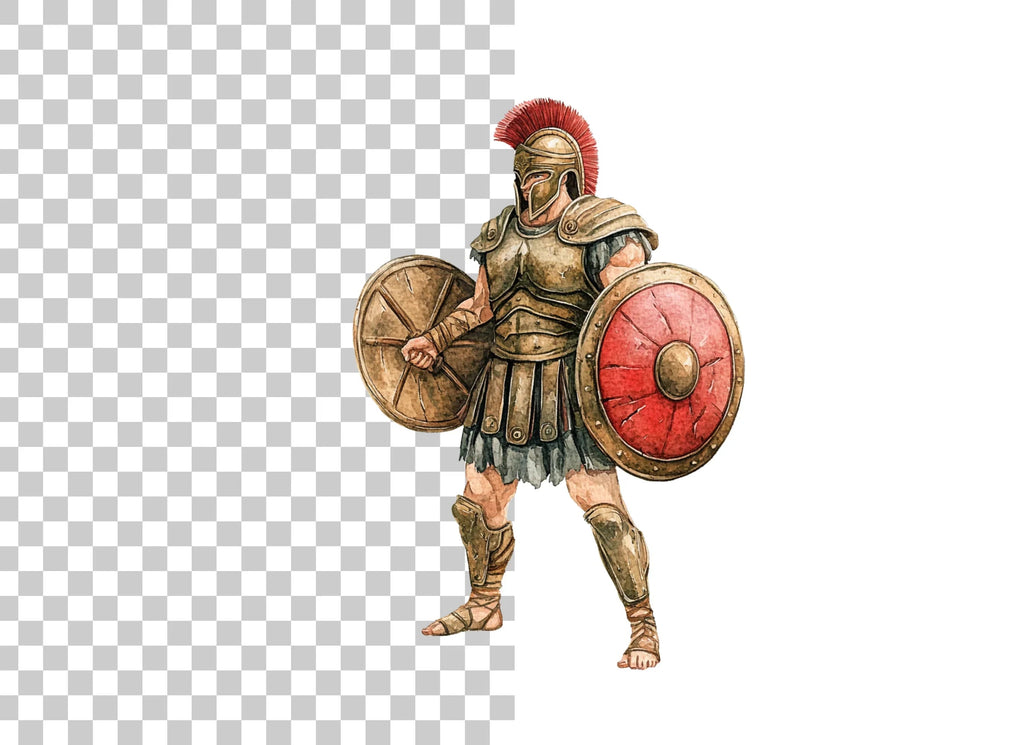 Ancient Roman Warrior Clipart Bundle
