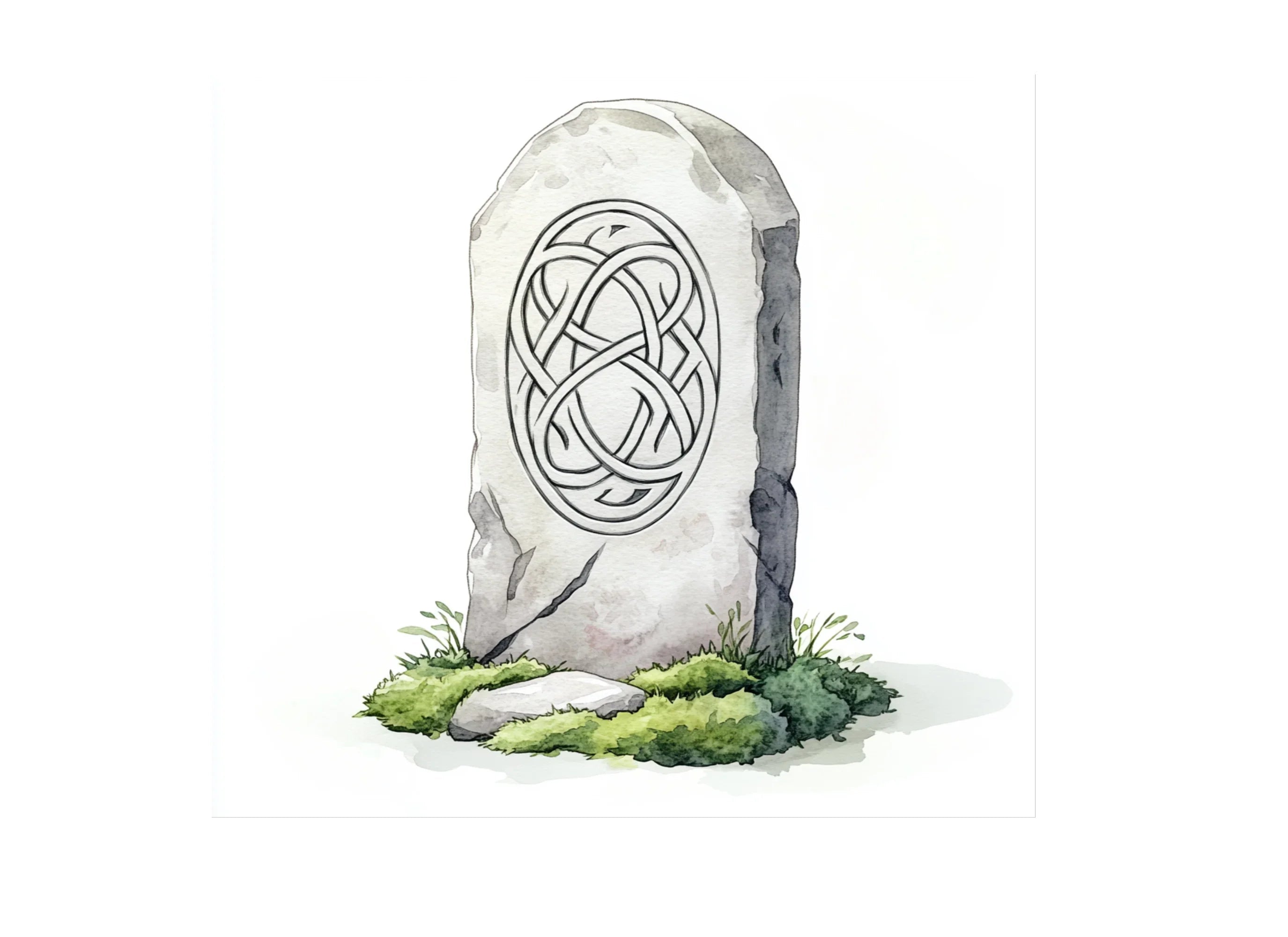 Celtic Knot Stone Monument Clipart Bundle