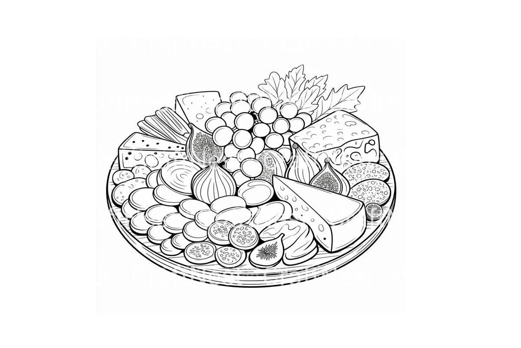 Autumn Harvest Cornucopia Coloring Books