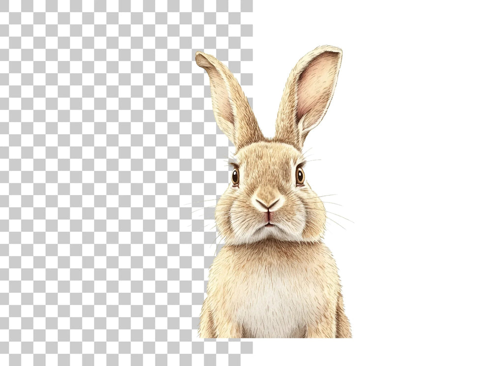 Adorable Bunny Rabbit Clipart Bundle