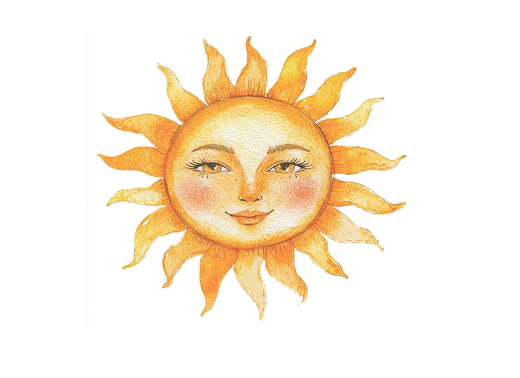 Sun Faces Clipart Bundle