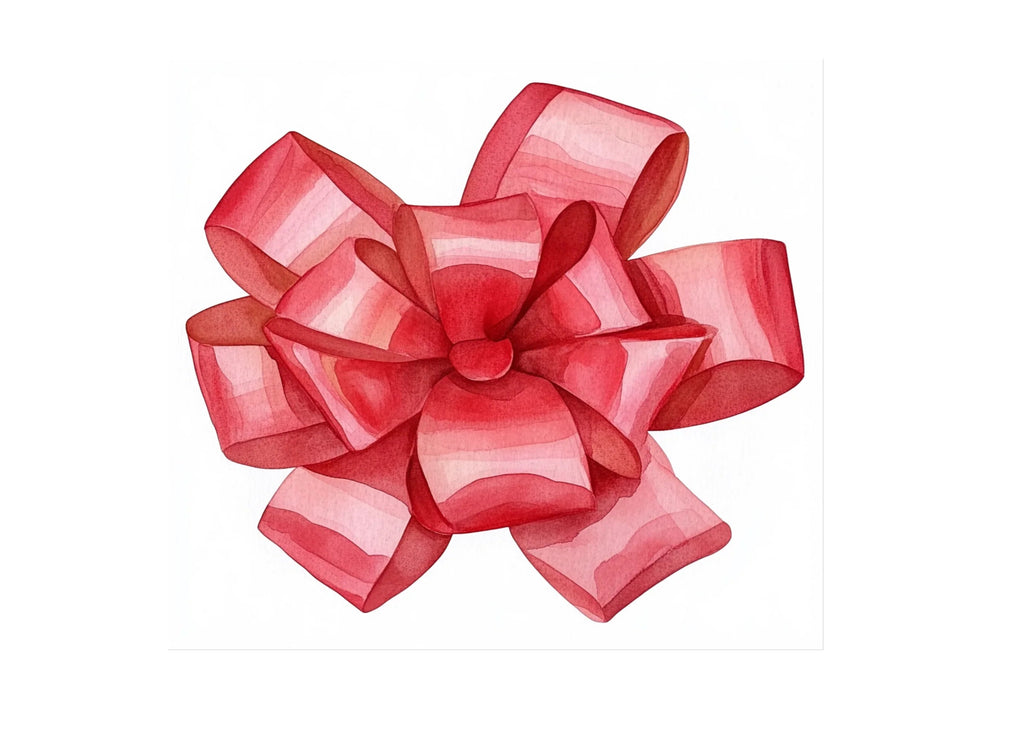Elegant Red Bows Clipart Bundle