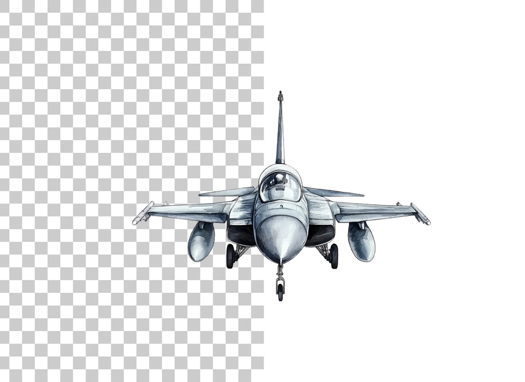 Military Fighter Jets Clipart Bundle