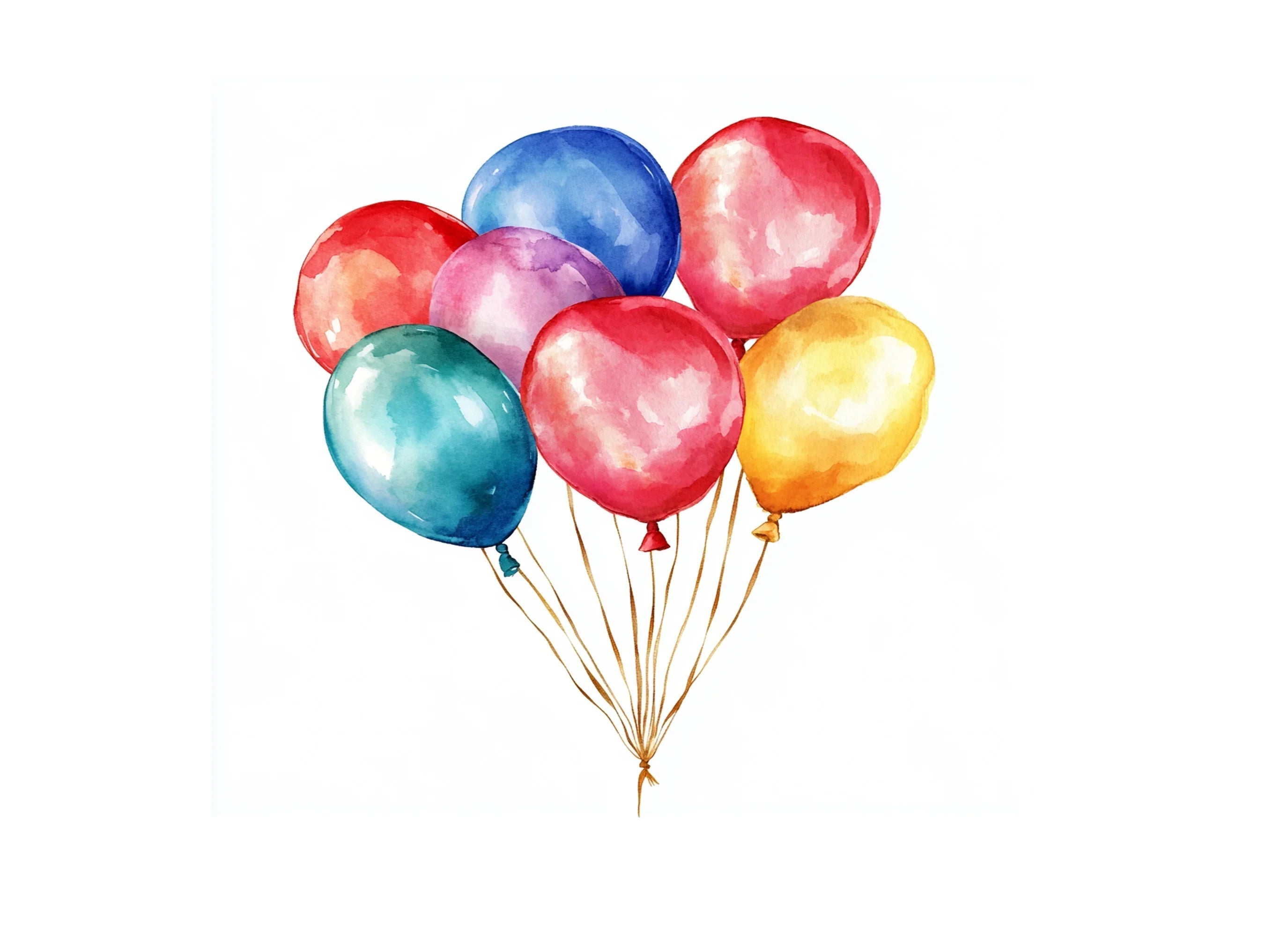 Balloon Clipart Bundle