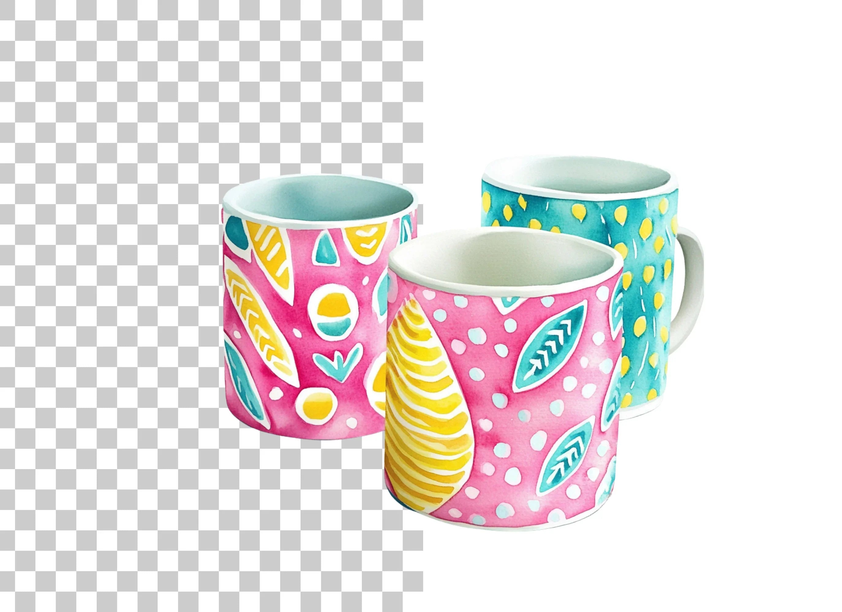 Abstract Pattern Clipart Bundle