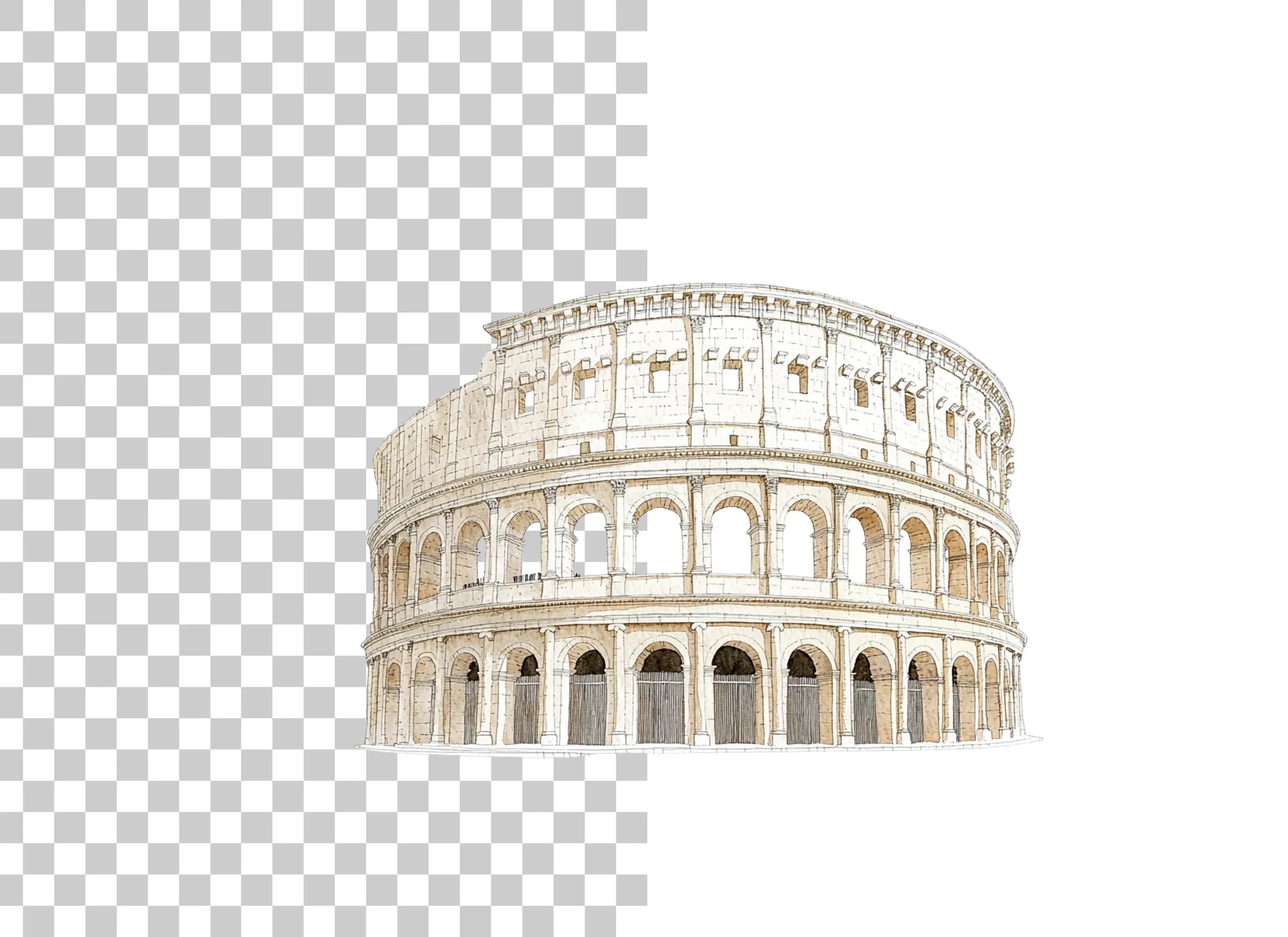Colosseum Clipart Bundle
