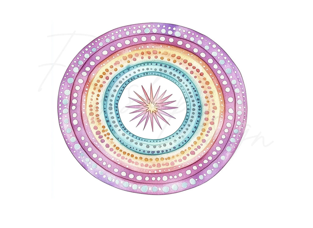Mandala Circles Clipart Bundle