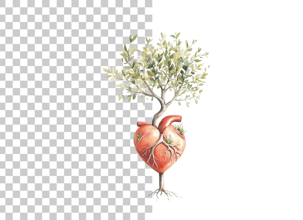 Heart Tree Clipart Bundle