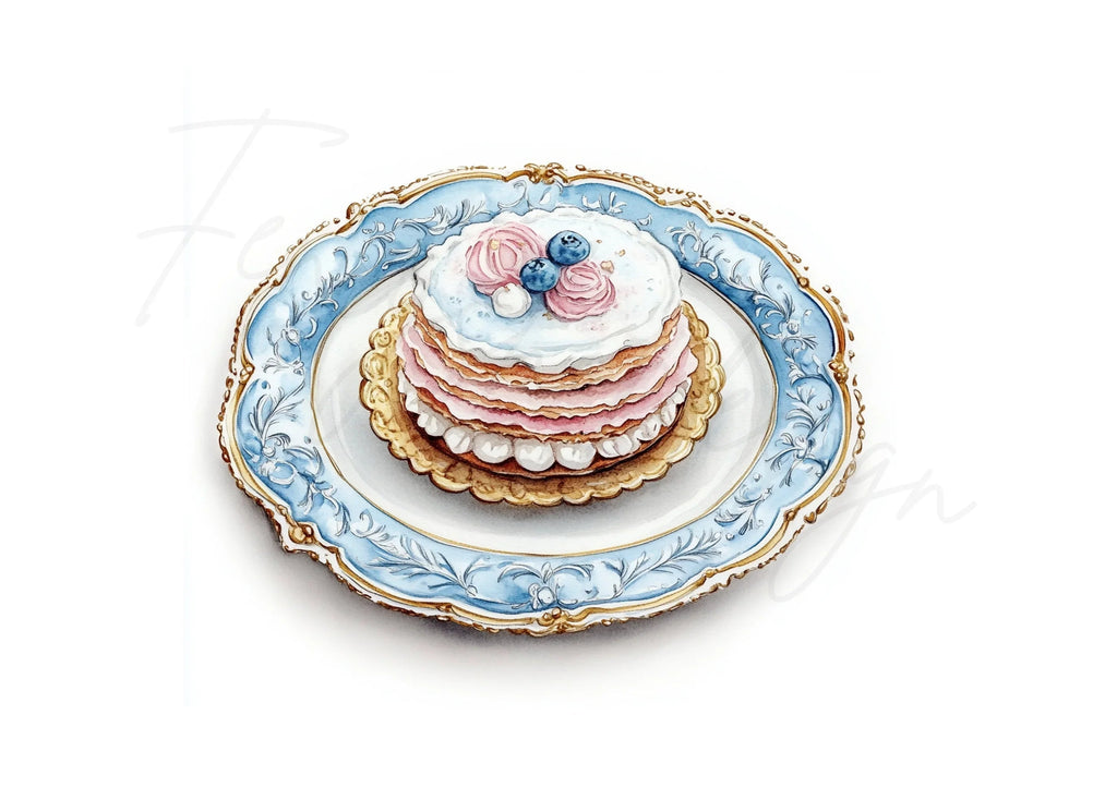 Elegant Cake Clipart Bundle