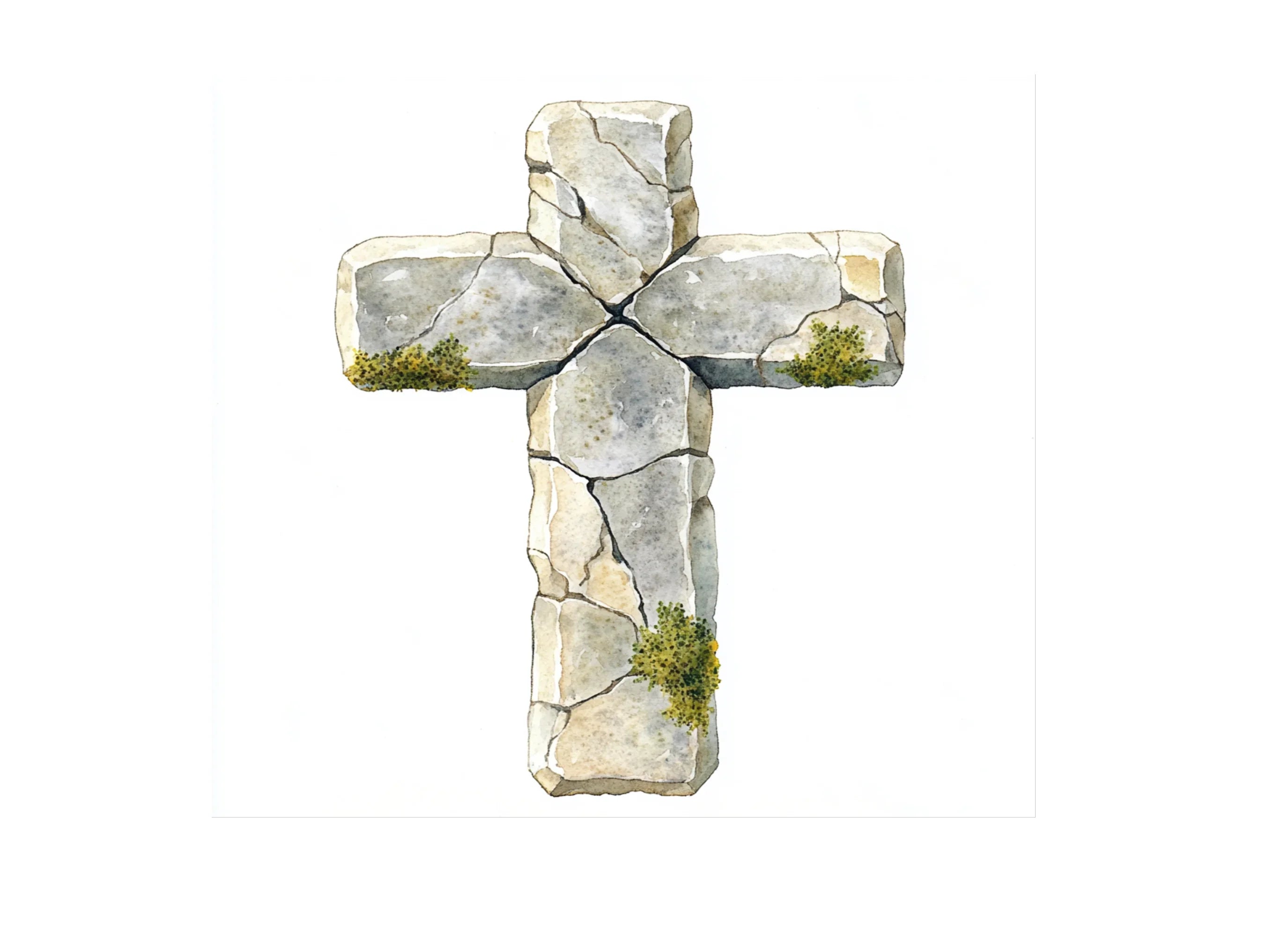 Stone Celtic Crosses Clipart Bundle