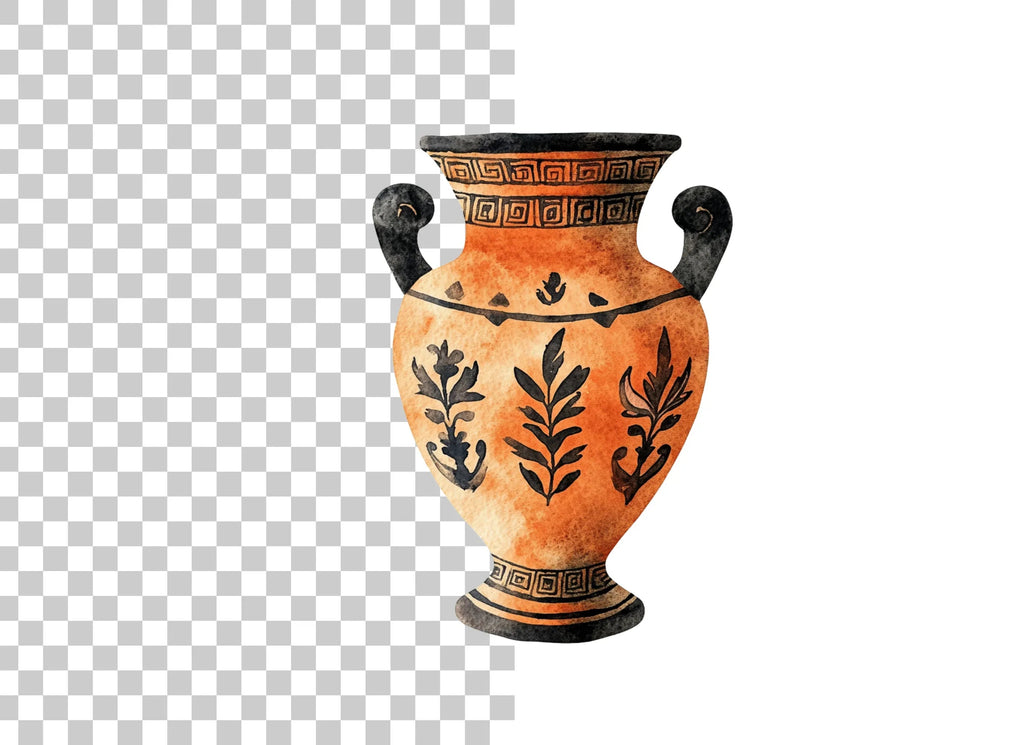 Ancient Greek Amphora Clipart Bundle