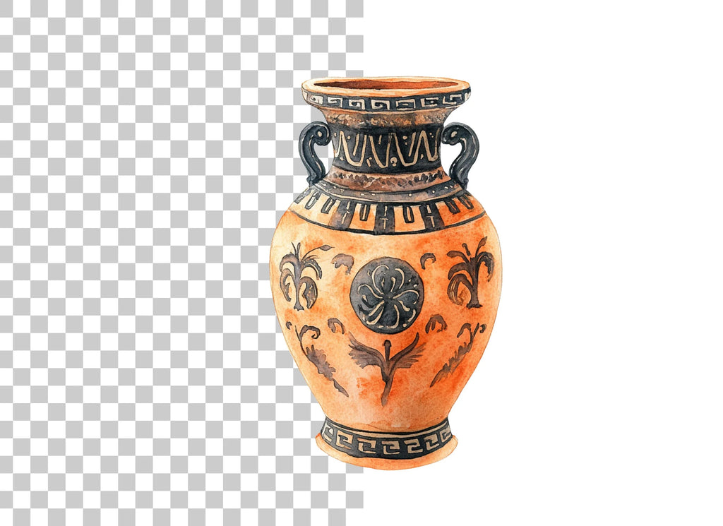 Ancient Greek Amphora Clipart Bundle