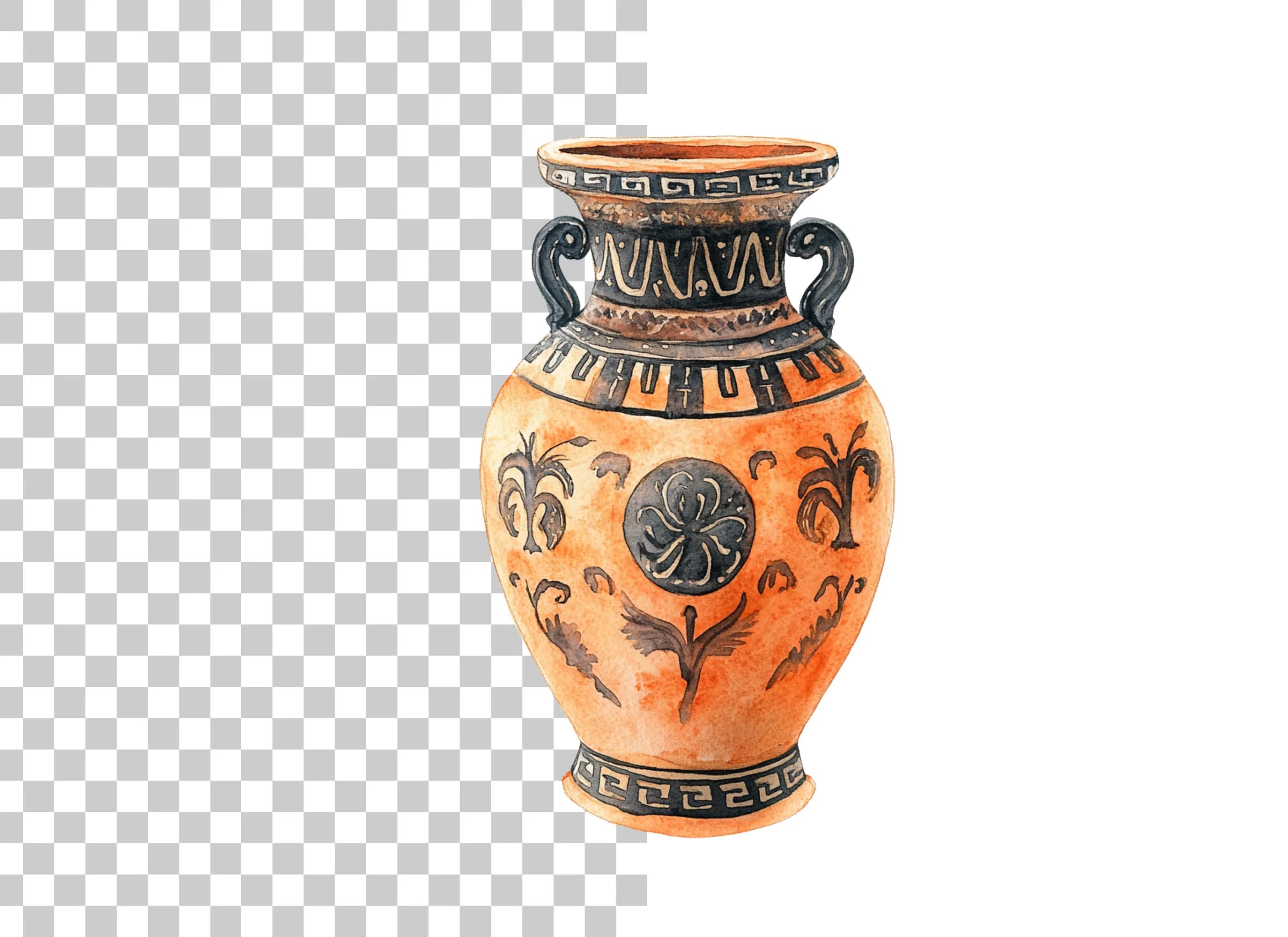 Ancient Greek Amphora Clipart Bundle