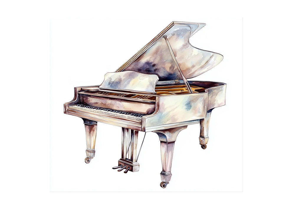Grand Piano Clipart Bundle