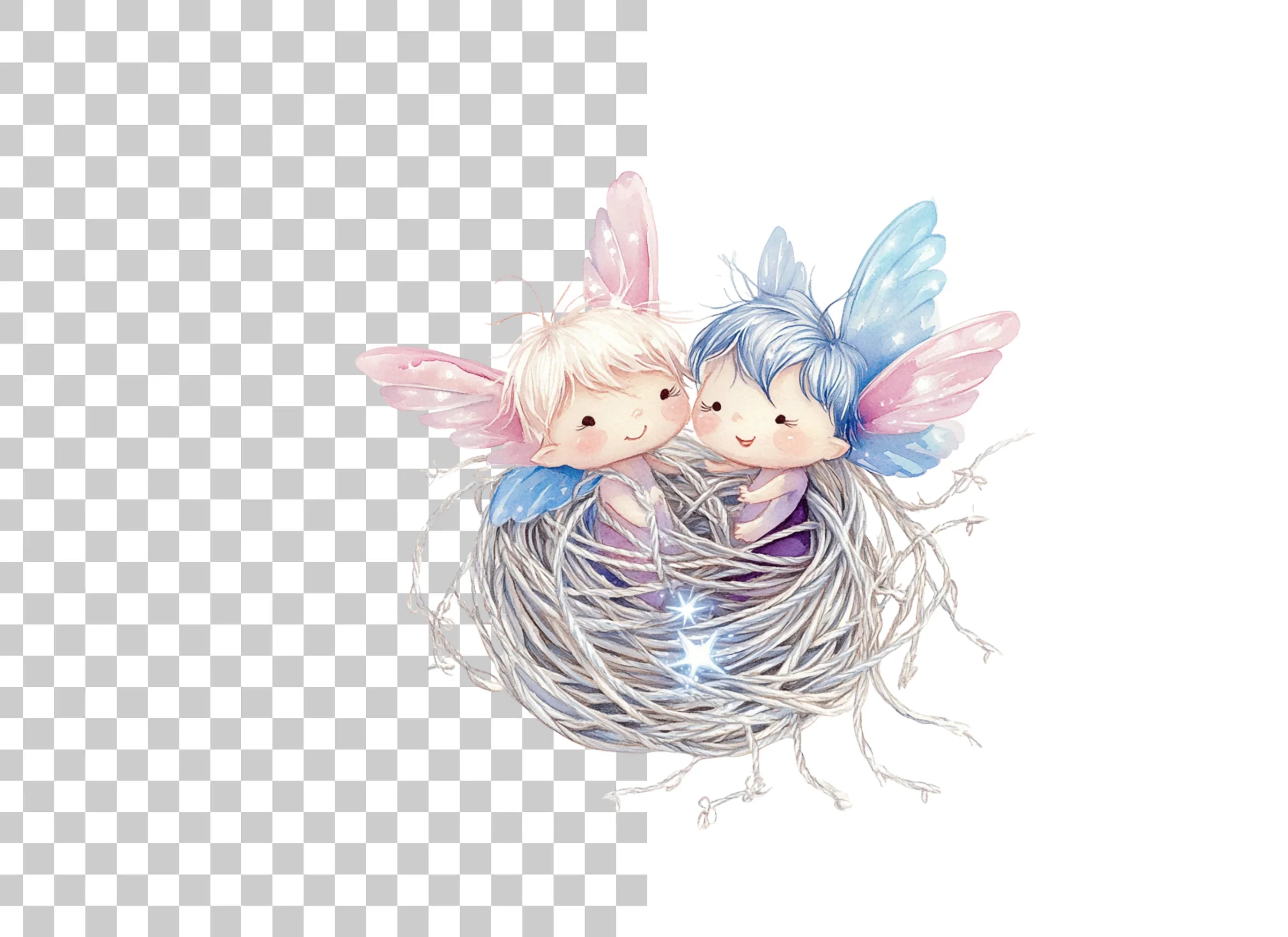 Enchanted Fairy Lights Clipart Bundle