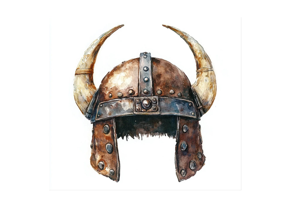 Viking Helmets Clipart Bundle