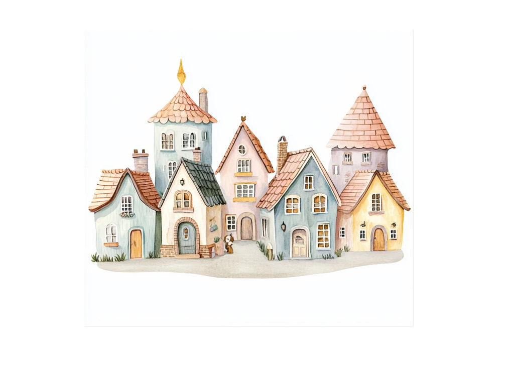 European Village Clipart Bundle