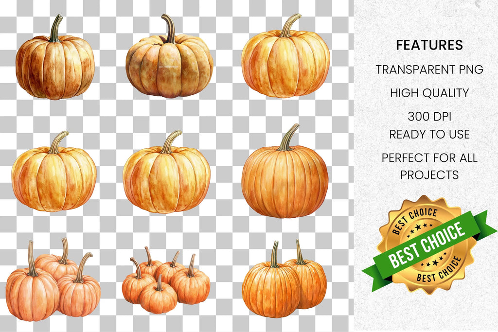 Pumpkin Clipart Bundle